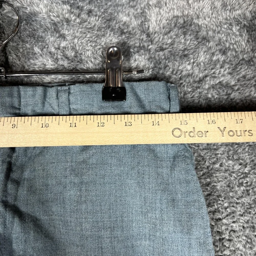 Pendleton Pants Mens 30x26 Gray Tweed Wool Dress Pants Pleated Cuffed Relaxed